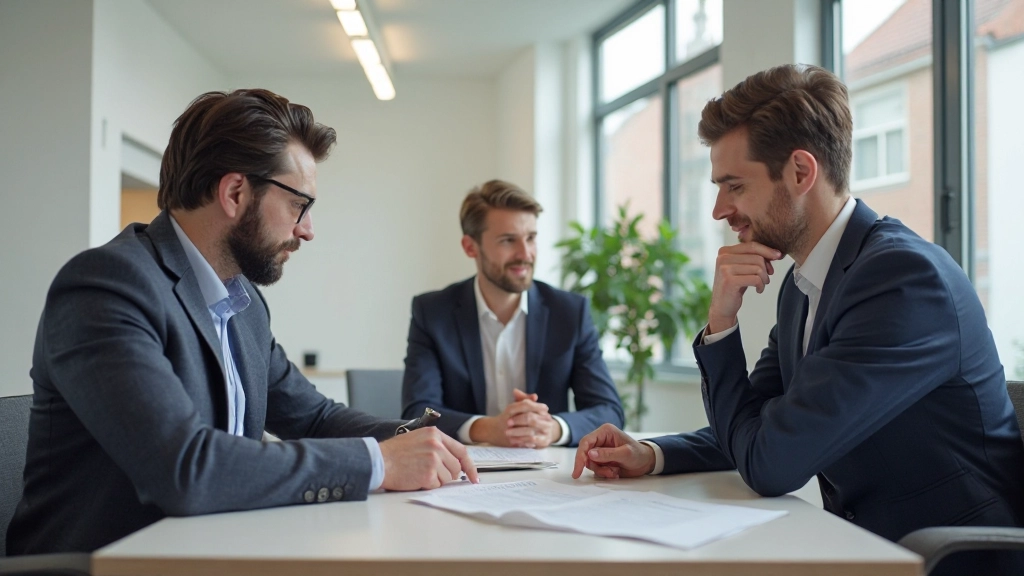 Diverse groep professionals in vergaderruimte die samenwerken aan een project met laptops en documenten op tafel
